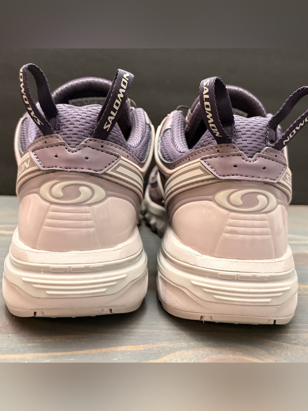 Salomon Women's Trail Running Shoes — Lavender/Pearl - Size 8.5 - Picture 6 of 9